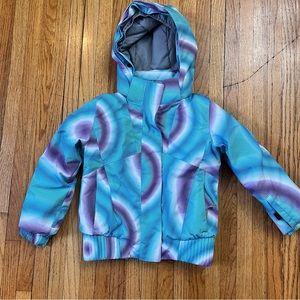 SPYDER Girls Toddler Size 4T Ski Snowboard Jacket Coat Winter Primaloft